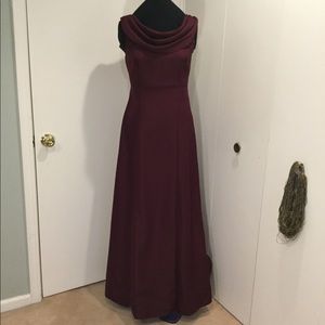 Sleeveless, floor length dress